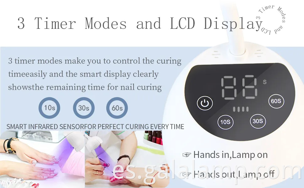 Lámpara de led de lotes de gel de loto inalámbrico de loto, secadora de uñas portátiles